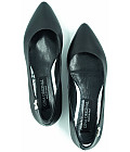 Женские балетки Gina 6965 чорн.шк.