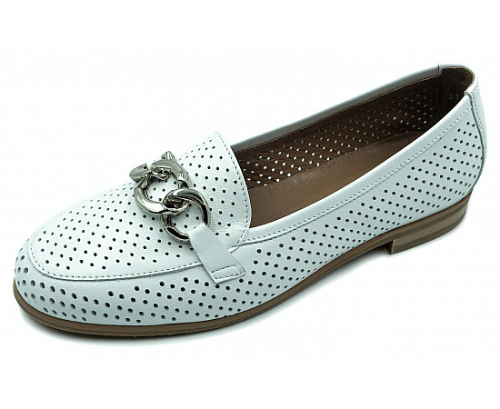 Женские туфли Stepter 7640 біл.шк.