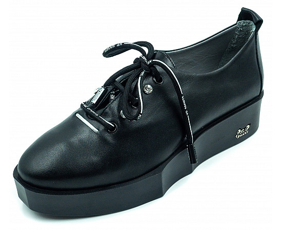 Женские туфли Phany P010.2094 Siyah Deri