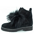 Женские ботинки Donna Ricco 256.604-02-09 Siyah Suet