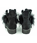 Женские ботинки Donna Ricco 256.604-02-09 Siyah Suet