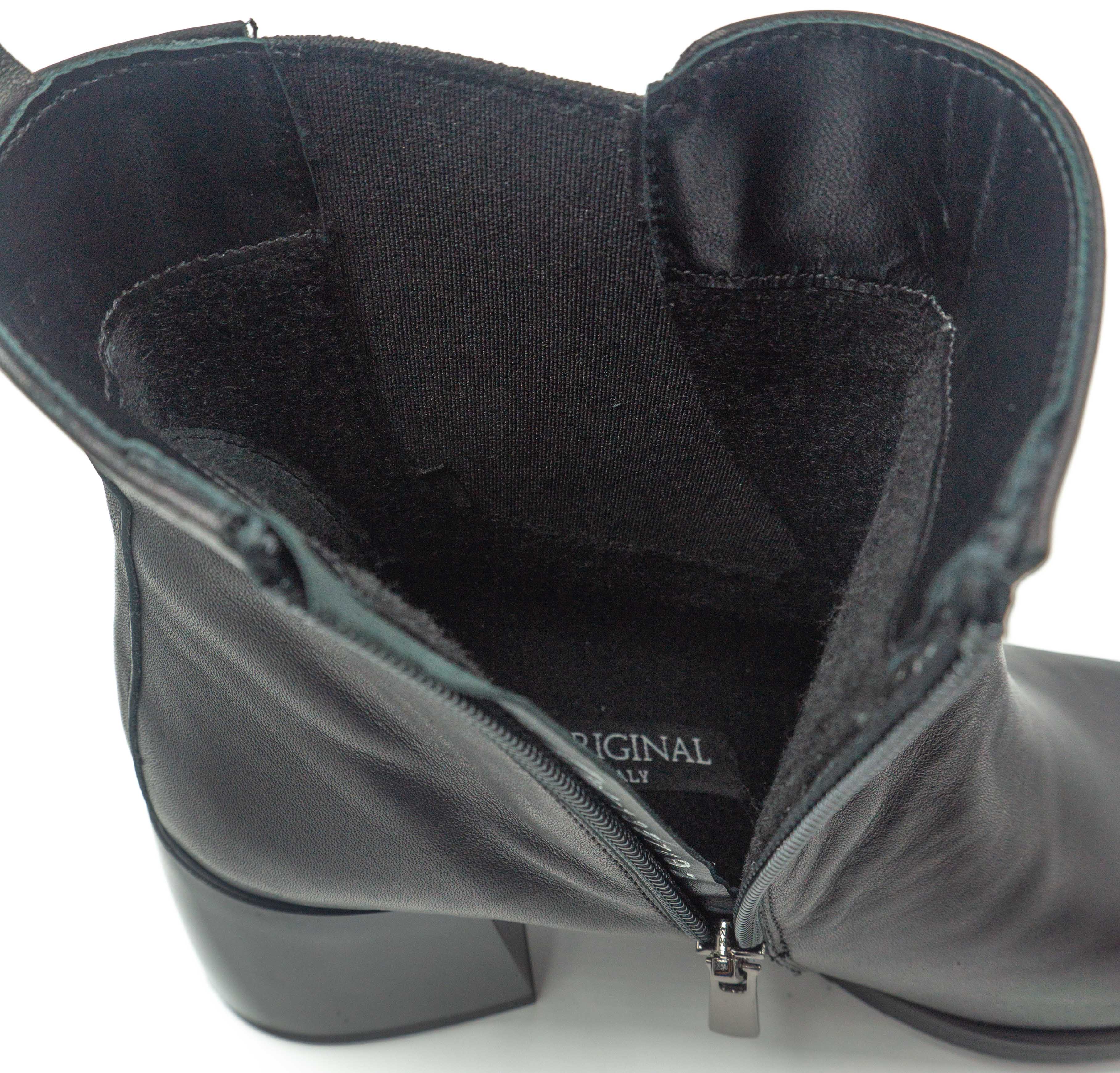 Женские ботильоны Gina 7055 чорн.шк.