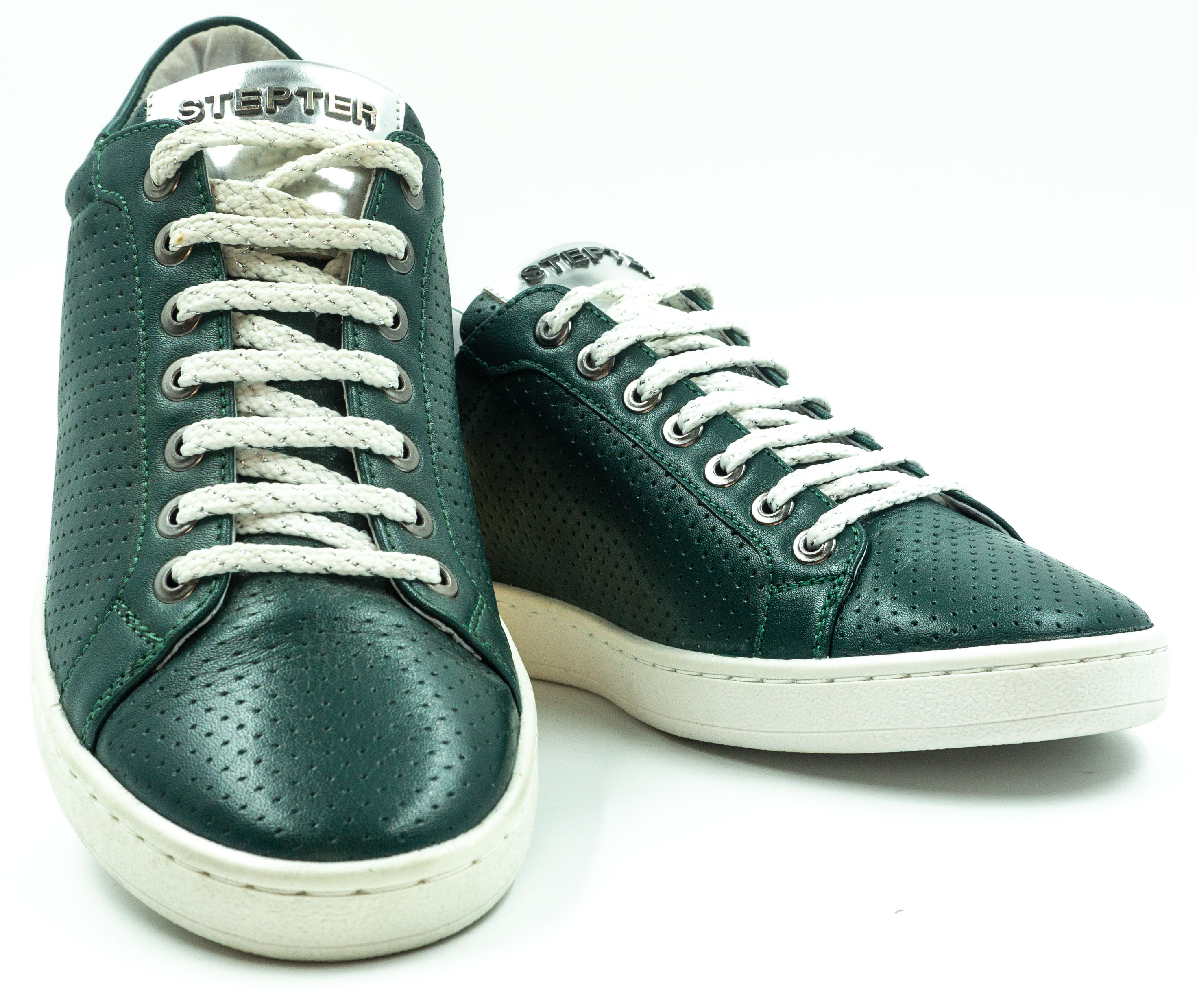 Женские кеды Stepter 6844 зел.шк.