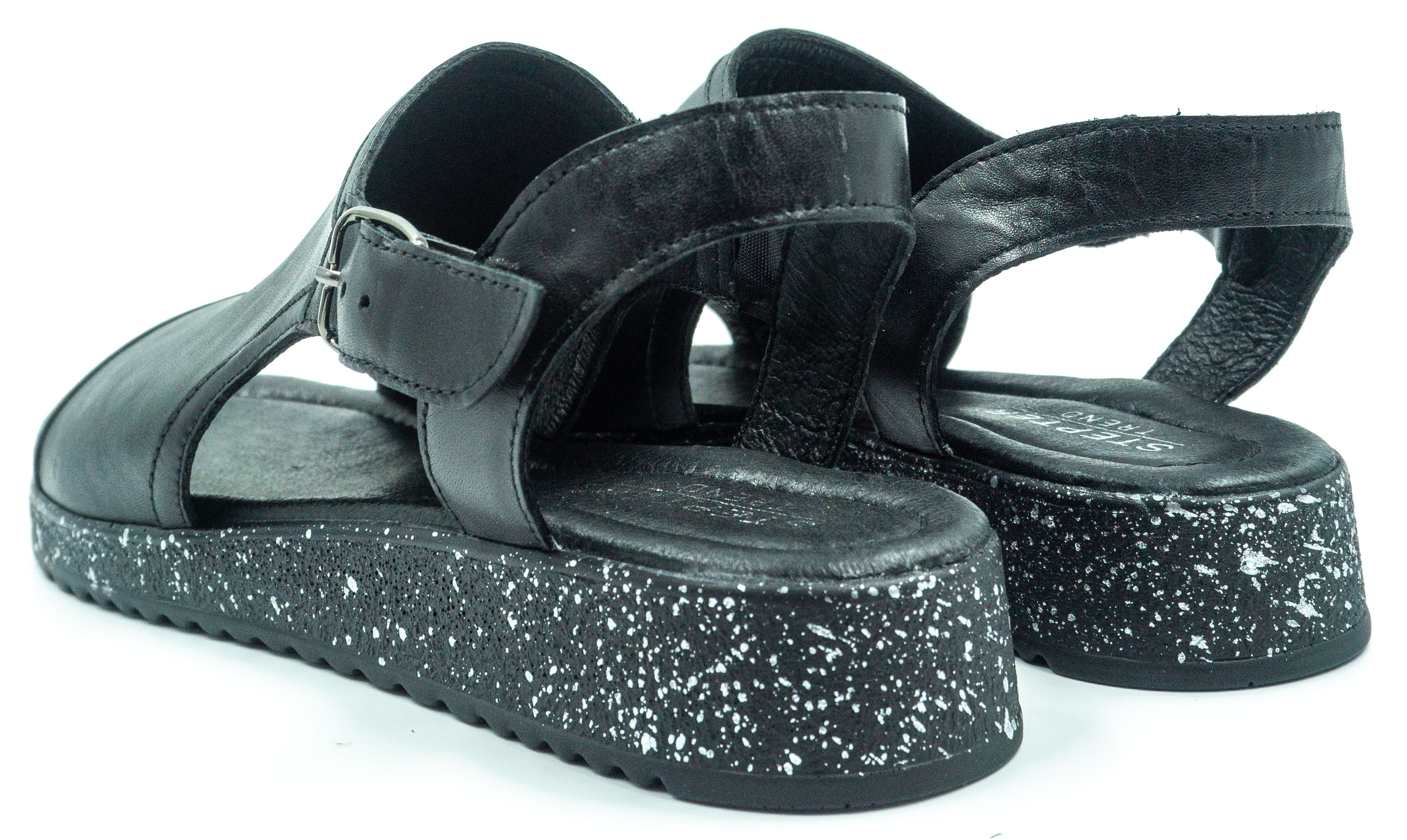 Женские босоножки Stepter 6907 чорн.шк.