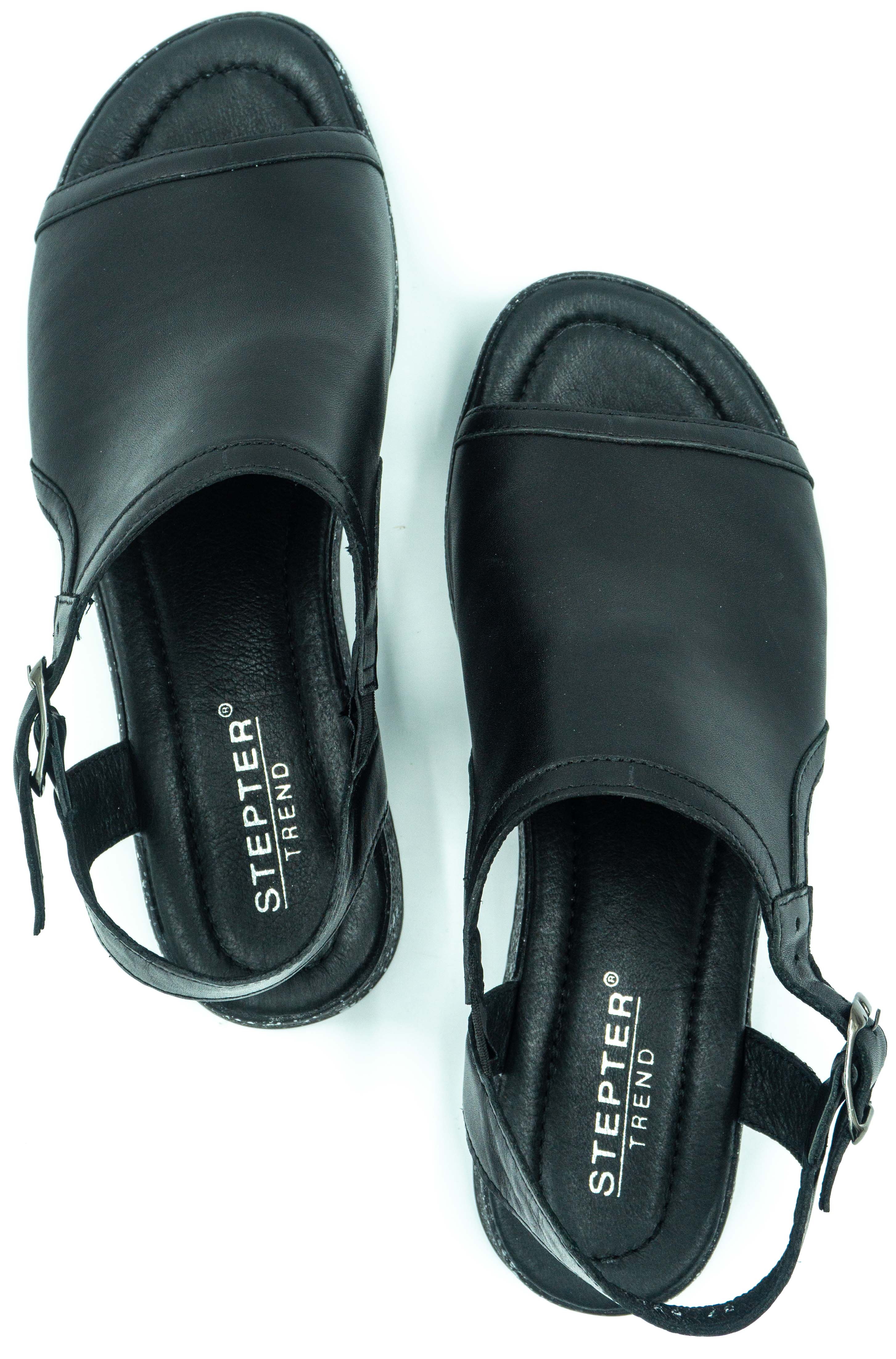 Женские босоножки Stepter 6907 чорн.шк.