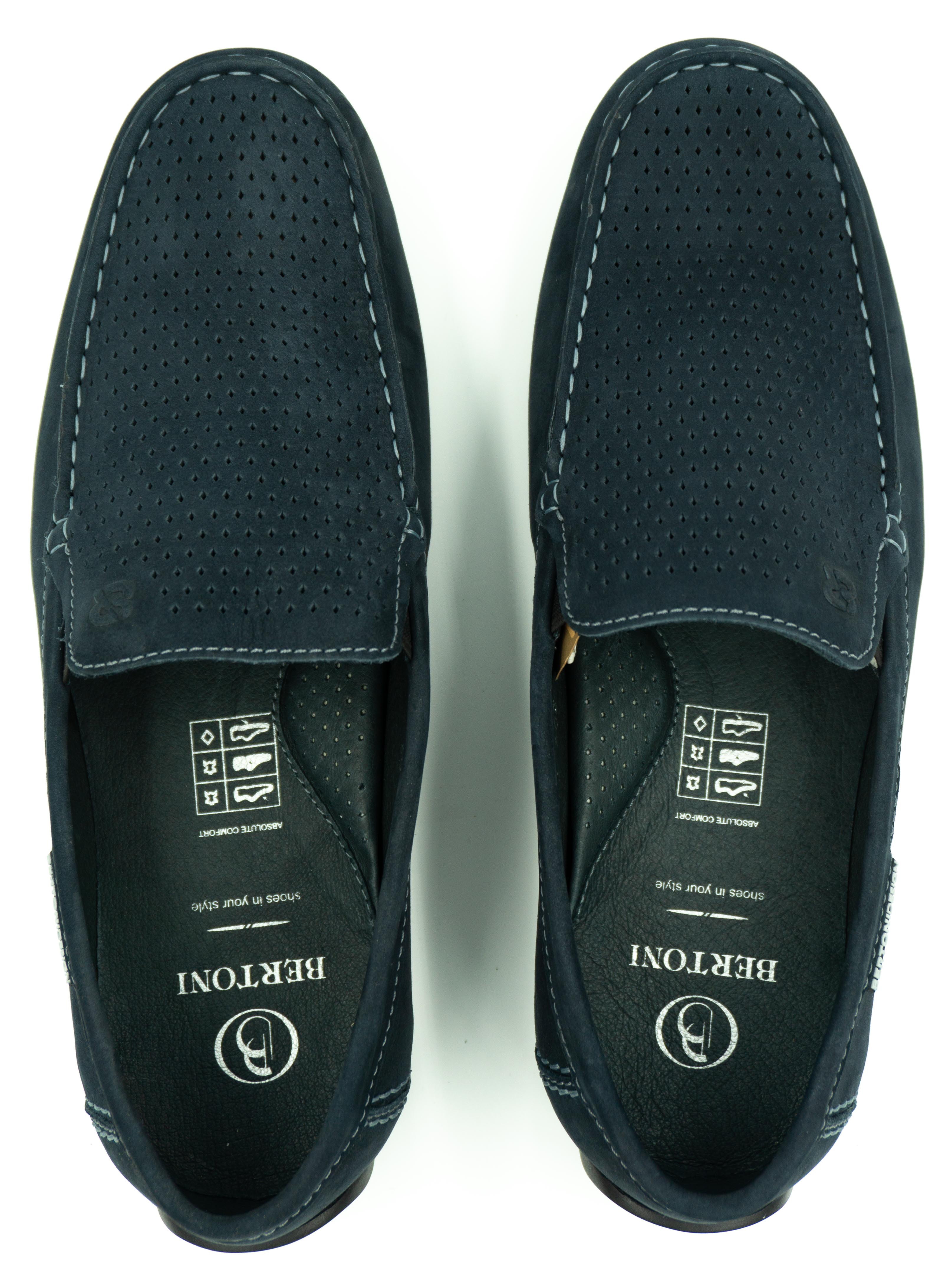 Мужские мокасины Bertoni 30175