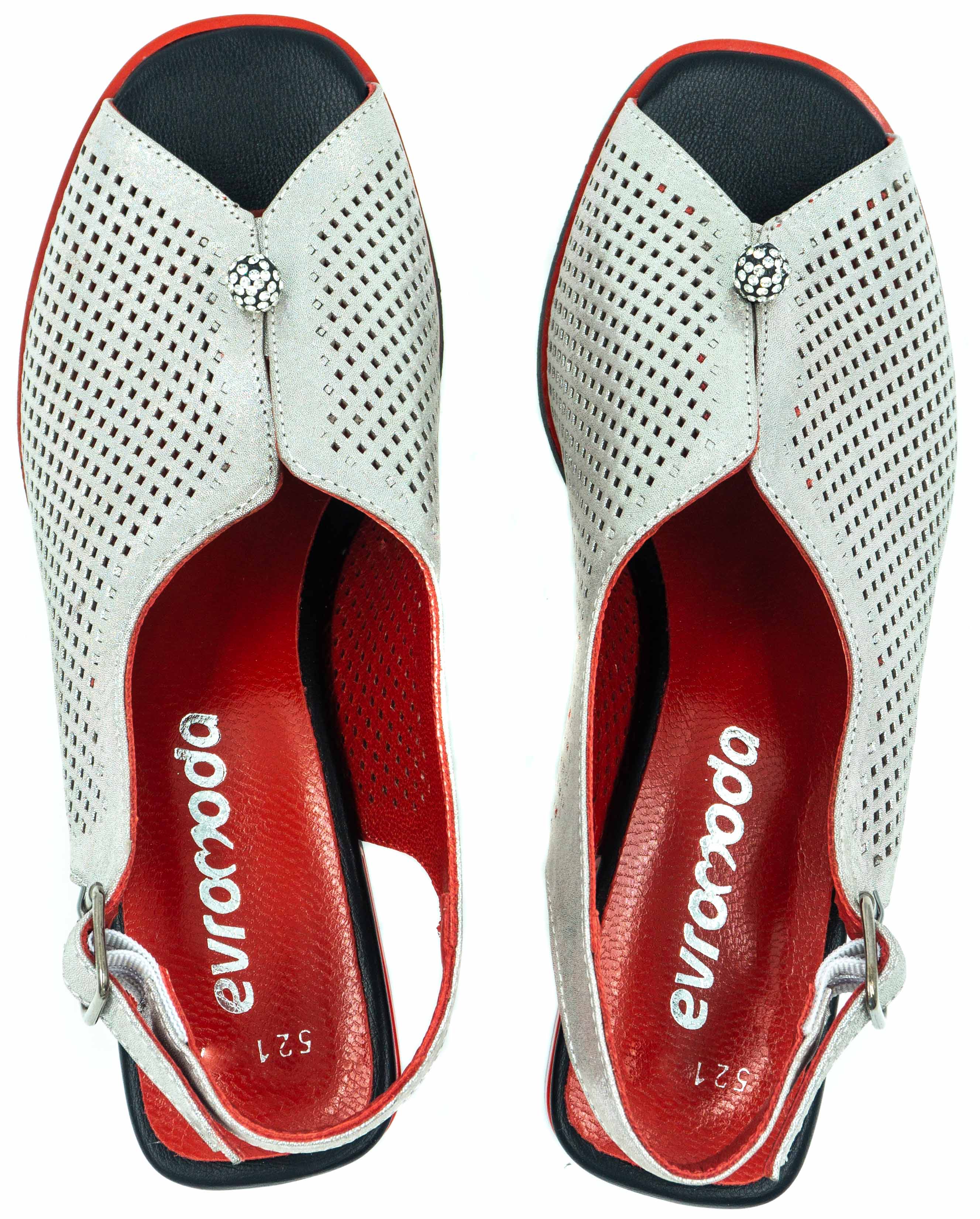 Женские босоножки Evromoda 369.521-303-T6798