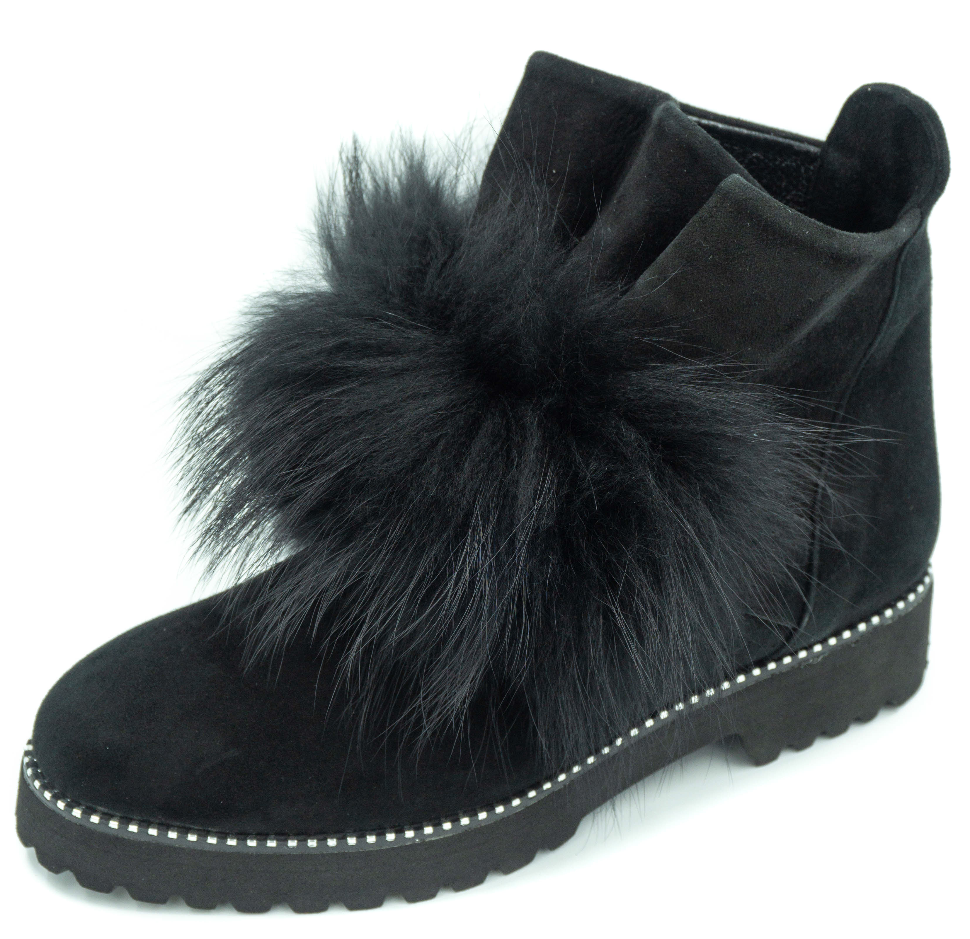Женские ботинки Donna Ricco 256.604-02-09 Siyah Suet