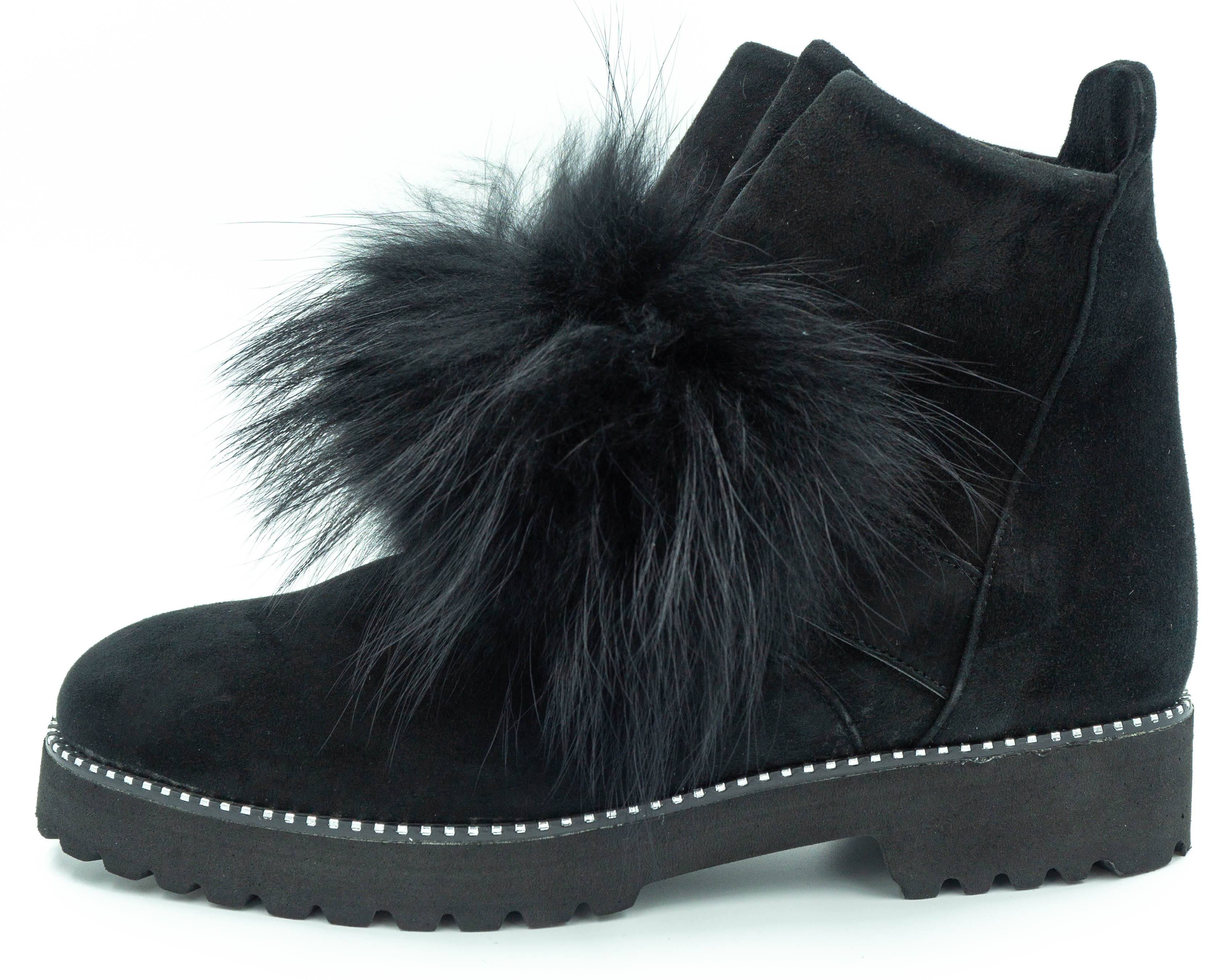 Женские ботинки Donna Ricco 256.604-02-09 Siyah Suet
