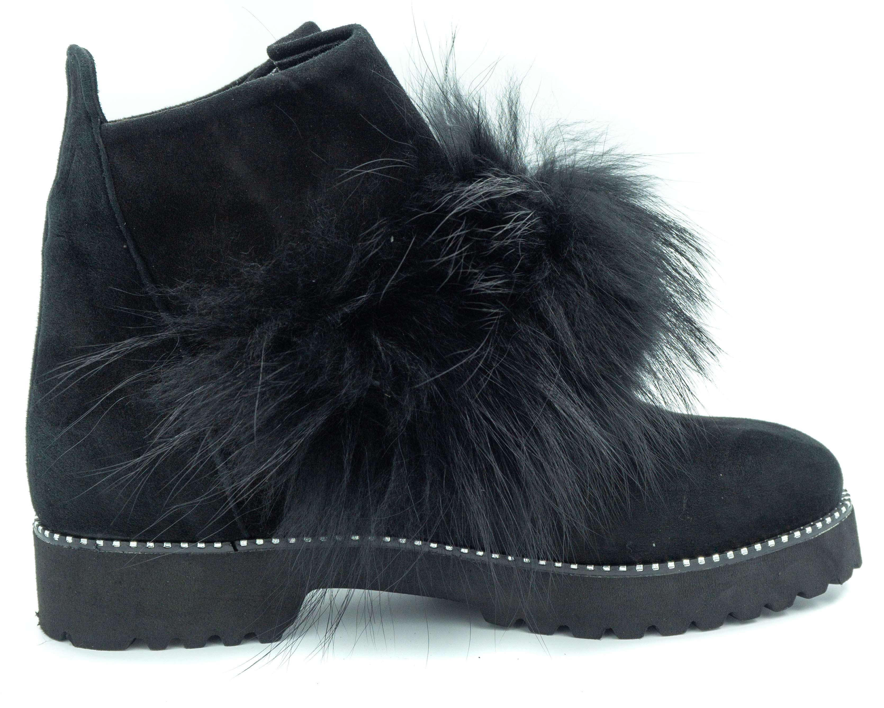 Женские ботинки Donna Ricco 256.604-02-09 Siyah Suet