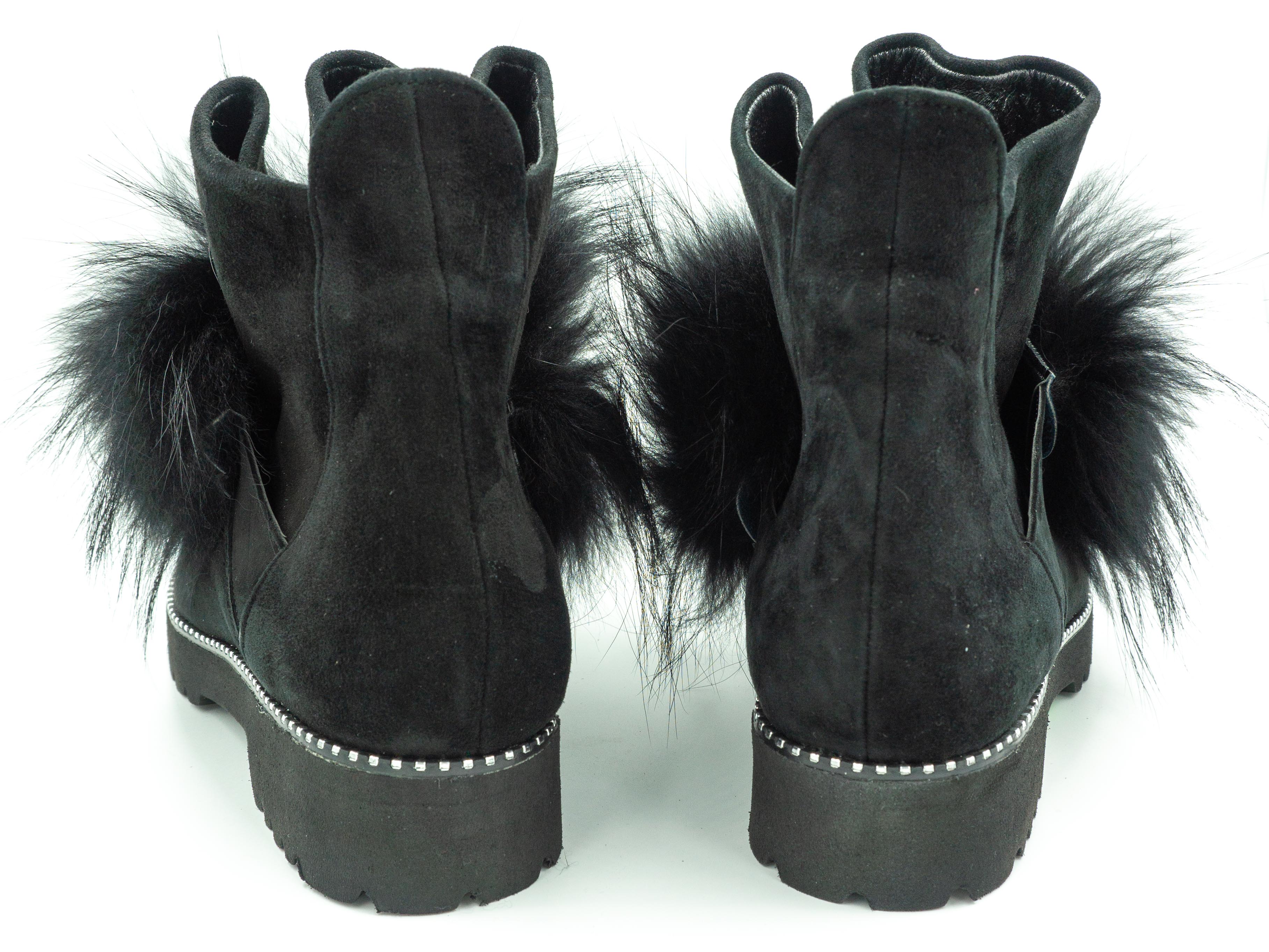 Женские ботинки Donna Ricco 256.604-02-09 Siyah Suet