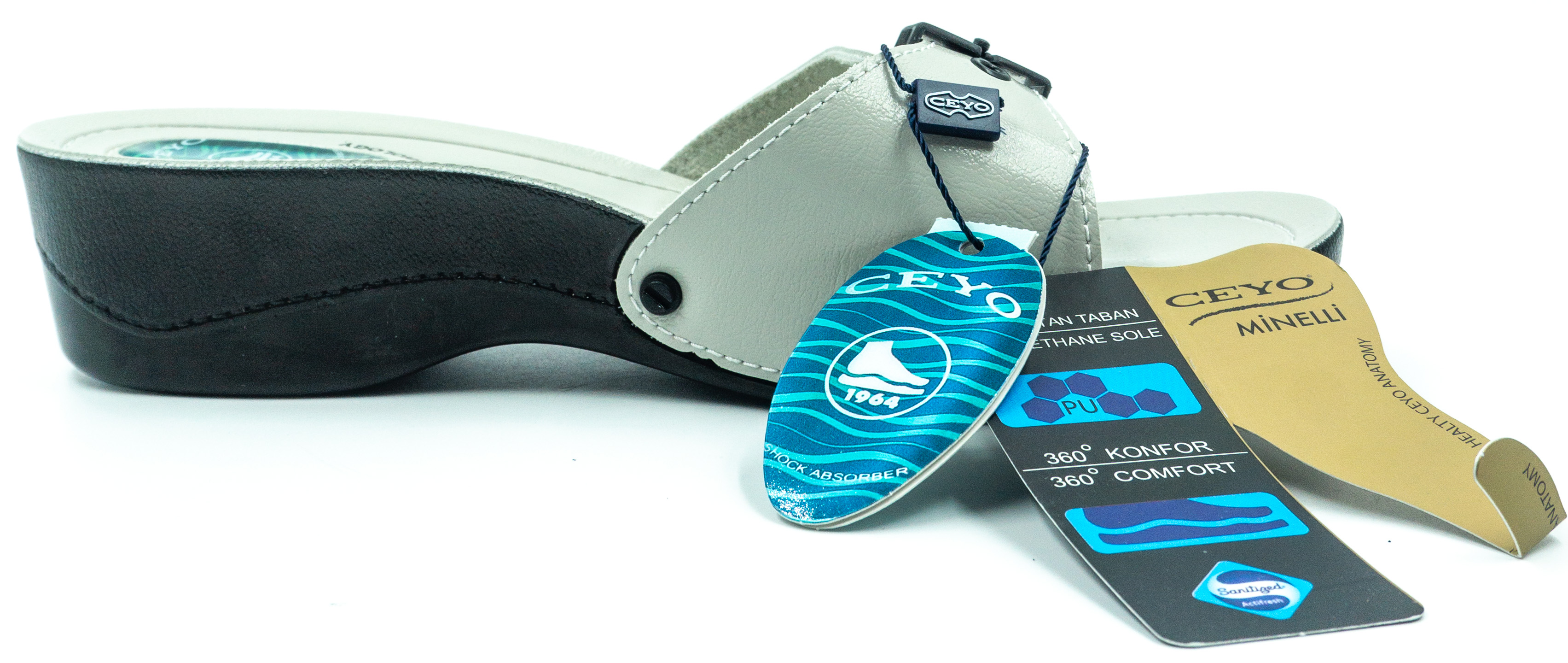 Женские шлепанцы Ceyo Nomi MT-2-RK-301